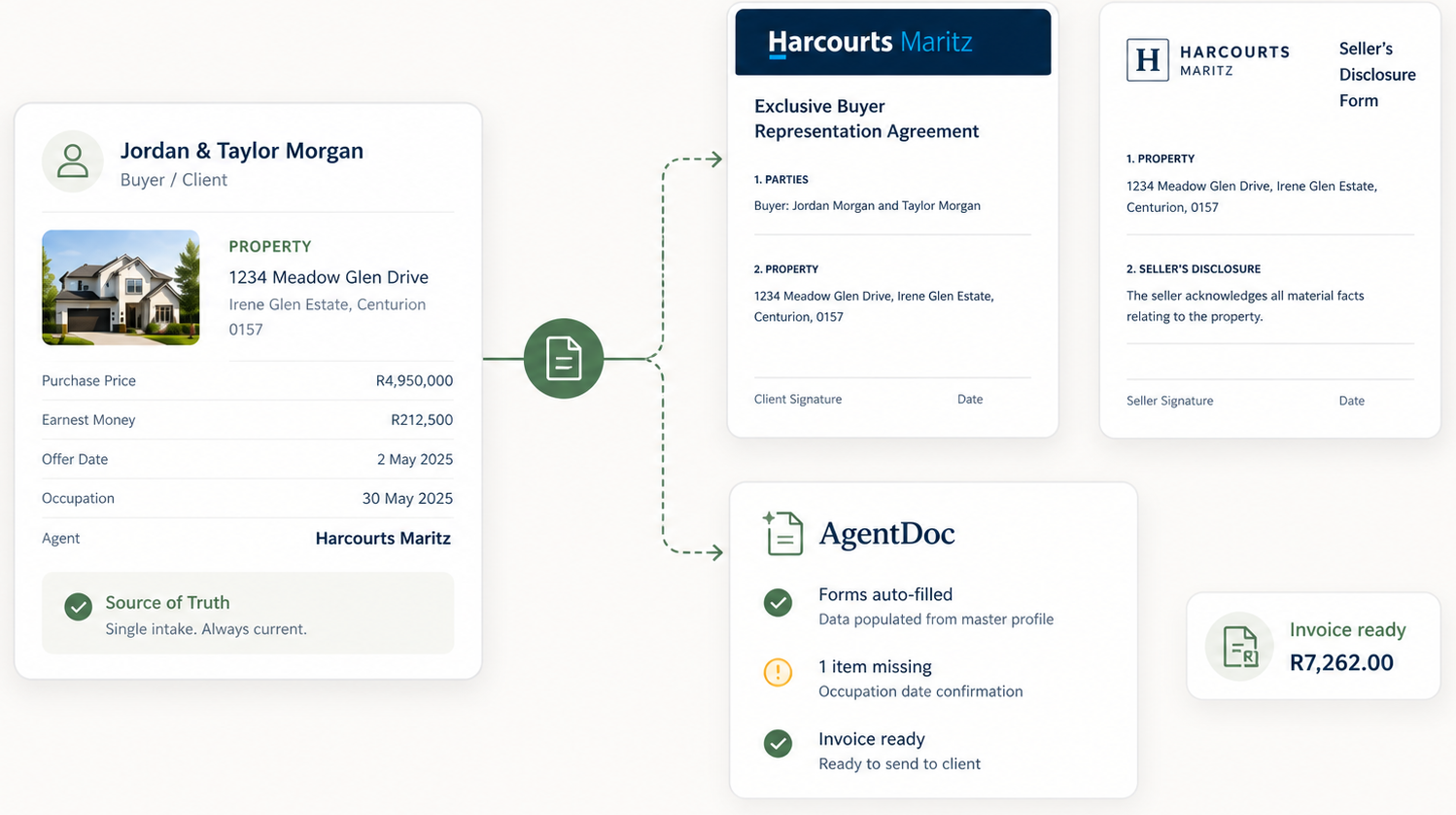 AgentDoc Interface preview